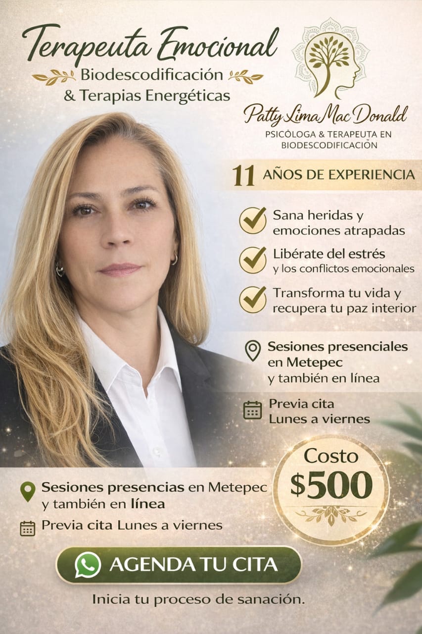 Información de Terapia Emocional, Biodescodificación y Terapias Energéticas